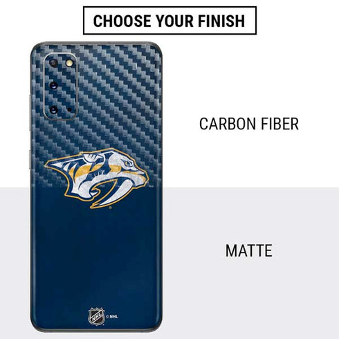 NHL Nashville Predators Distressed Galaxy S20 Skin