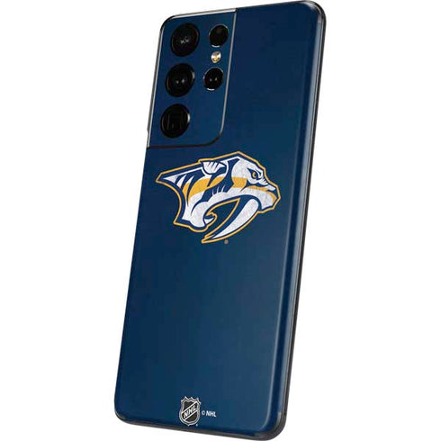 NHL Nashville Predators Distressed Galaxy S21 Ultra 5G Skin