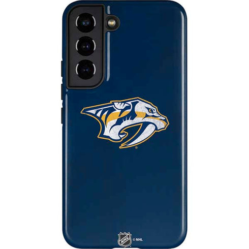 NHL Nashville Predators Distressed Galaxy S22 Pro Case