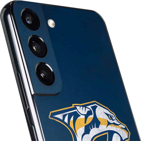 NHL Nashville Predators Distressed Galaxy S22 Skin