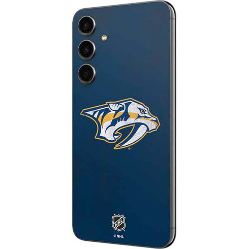 NHL Nashville Predators Distressed Galaxy S23 FE Skin
