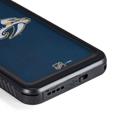 NHL Nashville Predators Distressed Galaxy S23 Plus Waterproof Case