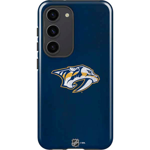 NHL Nashville Predators Distressed Galaxy S23 Pro Case