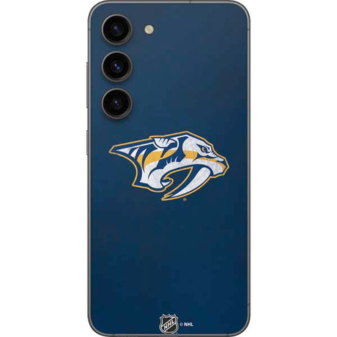 NHL Nashville Predators Distressed Galaxy S23 Skin