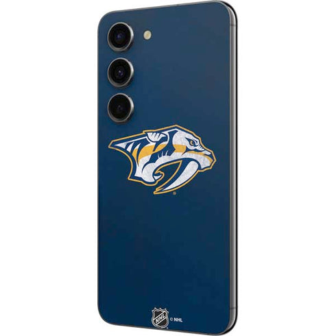 NHL Nashville Predators Distressed Galaxy S23 Skin