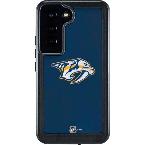 NHL Nashville Predators Distressed Galaxy S23 Waterproof Case