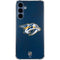 NHL Nashville Predators Distressed Galaxy S24 Clear Case