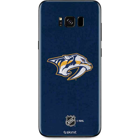 NHL Nashville Predators Distressed Galaxy S8 Skin
