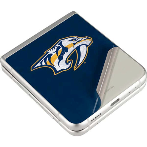 NHL Nashville Predators Distressed Galaxy Z Flip3 5G Skin
