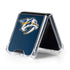 NHL Nashville Predators Distressed Galaxy Z Flip5 5G Clear Case