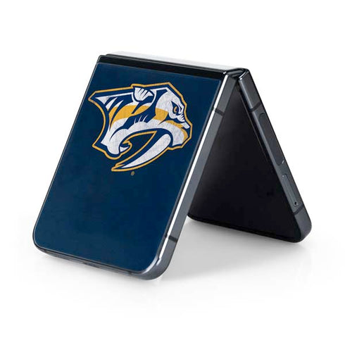 NHL Nashville Predators Distressed Galaxy Z Flip5 5G Skin