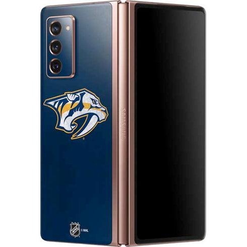 NHL Nashville Predators Distressed Galaxy Z Fold2 5G Skin