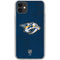 NHL Nashville Predators Distressed iPhone 11 Clear Case