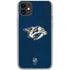 NHL Nashville Predators Distressed iPhone 11 Clear Case
