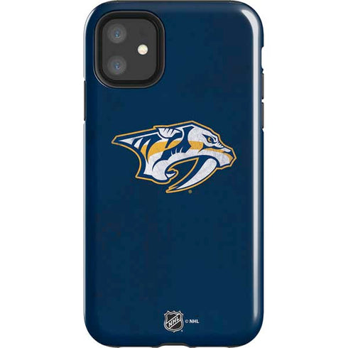 NHL Nashville Predators Distressed iPhone 11 Impact Case