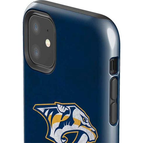 NHL Nashville Predators Distressed iPhone 11 Impact Case