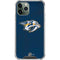 NHL Nashville Predators Distressed iPhone 11 Pro Max Clear Case