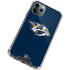 NHL Nashville Predators Distressed iPhone 11 Pro Max Clear Case