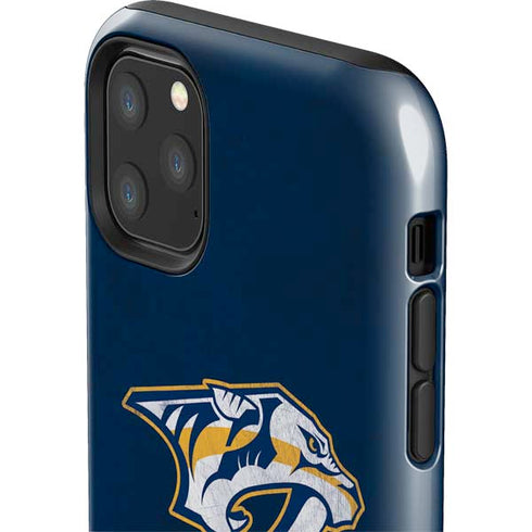NHL Nashville Predators Distressed iPhone 11 Pro Max Impact Case