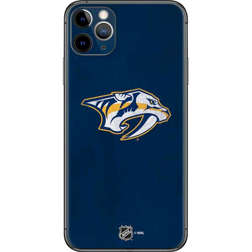 NHL Nashville Predators Distressed iPhone 11 Pro Max Skin