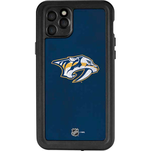 NHL Nashville Predators Distressed iPhone 11 Pro Max Waterproof Case