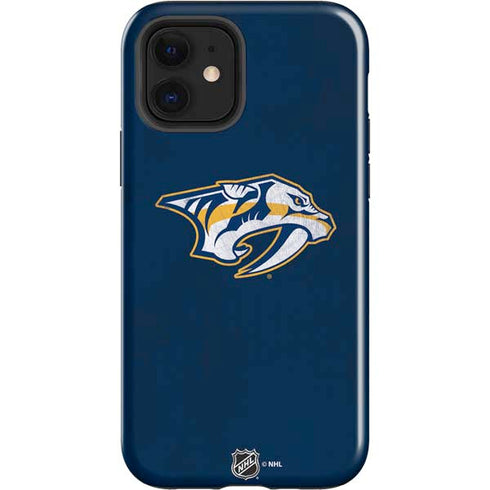 NHL Nashville Predators Distressed iPhone 12 Impact Case