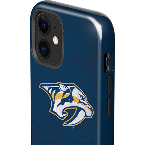 NHL Nashville Predators Distressed iPhone 12 Impact Case