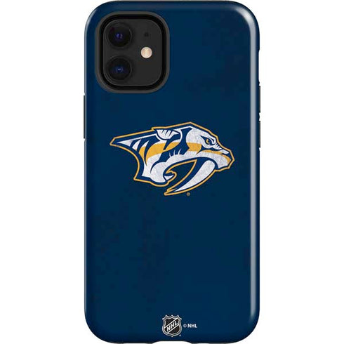 NHL Nashville Predators Distressed iPhone 12 Mini Impact Case