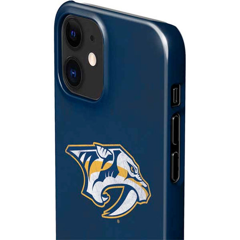 NHL Nashville Predators Distressed iPhone 12 Mini Lite Case