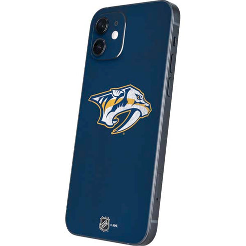 NHL Nashville Predators Distressed iPhone 12 Mini Skin