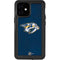 NHL Nashville Predators Distressed iPhone 12 Mini Waterproof Case