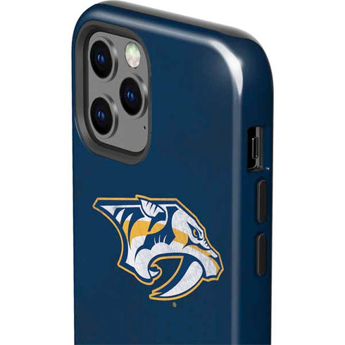 NHL Nashville Predators Distressed iPhone 12 Pro Impact Case