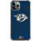 NHL Nashville Predators Distressed iPhone 12 Pro Max Clear Case