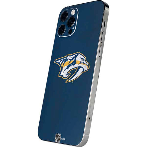 NHL Nashville Predators Distressed iPhone 12 Pro Max Skin