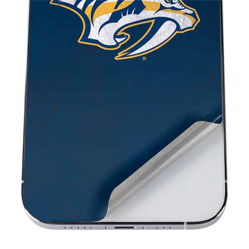 NHL Nashville Predators Distressed iPhone 12 Pro Max Skin