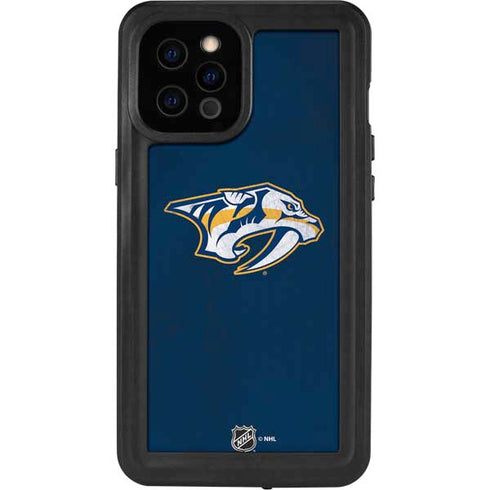 NHL Nashville Predators Distressed iPhone 12 Pro Max Waterproof Case