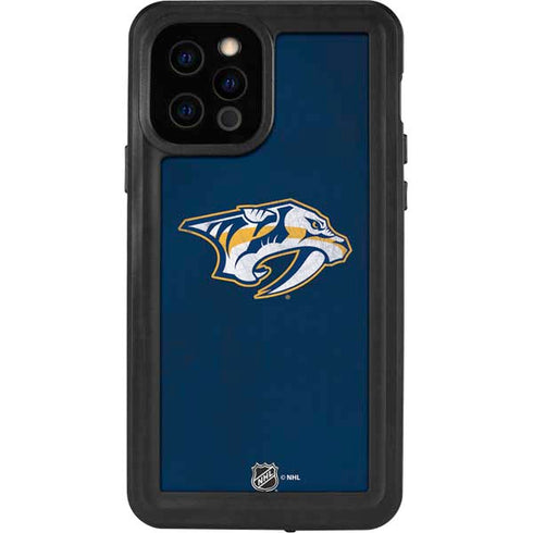 NHL Nashville Predators Distressed iPhone 12 Pro Waterproof Case