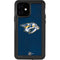 NHL Nashville Predators Distressed iPhone 12 Waterproof Case