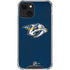 NHL Nashville Predators Distressed iPhone 13 Mini Clear Case