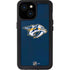 NHL Nashville Predators Distressed iPhone 13 Mini Waterproof Case