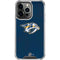 NHL Nashville Predators Distressed iPhone 13 Pro Clear Case