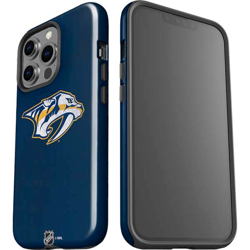 NHL Nashville Predators Distressed iPhone 13 Pro Impact Case