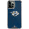 NHL Nashville Predators Distressed iPhone 13 Pro Max Clear Case
