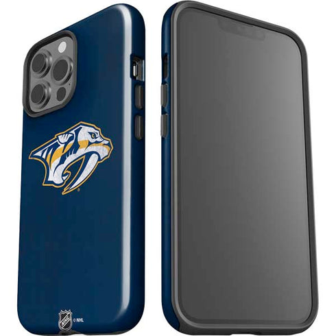 NHL Nashville Predators Distressed iPhone 13 Pro Max Impact Case