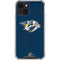 NHL Nashville Predators Distressed iPhone 14 Clear Case