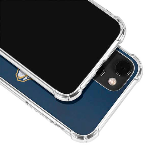 NHL Nashville Predators Distressed iPhone 15 Plus Clear Case