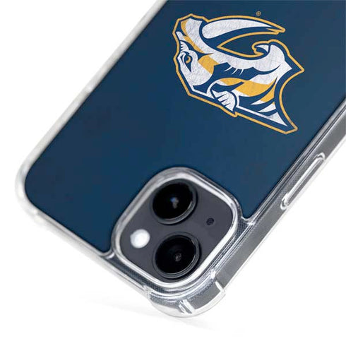 NHL Nashville Predators Distressed iPhone 15 Plus MagSafe Case