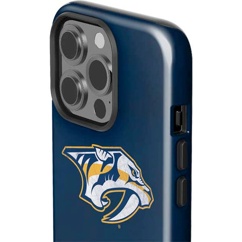 NHL Nashville Predators Distressed iPhone 15 Pro Impact Case
