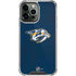 NHL Nashville Predators Distressed iPhone 14 Pro Max Clear Case
