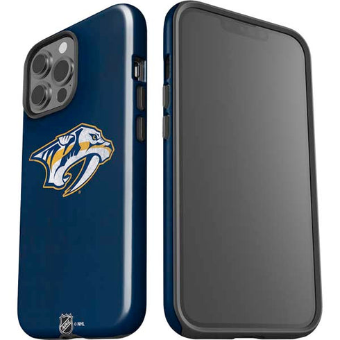 NHL Nashville Predators Distressed iPhone 14 Pro Max Impact Case
